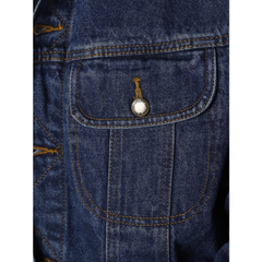 Men Wrangler Rugged Flannel Denim Jacket