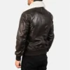 Black Airin aviator jacket mens