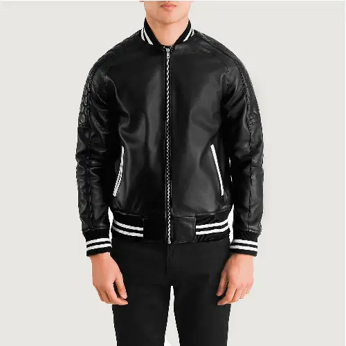 Black Dignity Varsity Jacket men