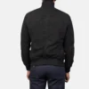 Black Dignity leather suede jackets for men-back