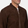 Brown Dignity suede jackets for men