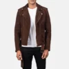 Black allaric alley suede jackets for men