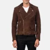 Black allaric alley suede jackets for men-front