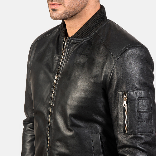 Black bomber Dignity jacket men