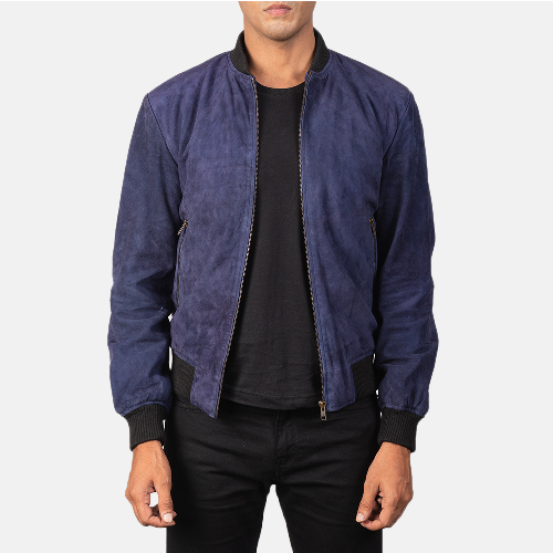 Blue Dignity suede jackets for men