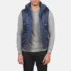 Blue Fuston dignity Puffer Vest