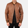 Brown Bomia aviator jacket mens