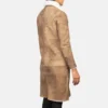 Brown Dignity Leather Coat