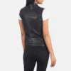 Black leather vests for women