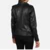 Black leather jacket women plus size