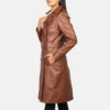 Alice Brown Double Breasted Women Leather Coat