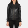 Black women's varsity jacket