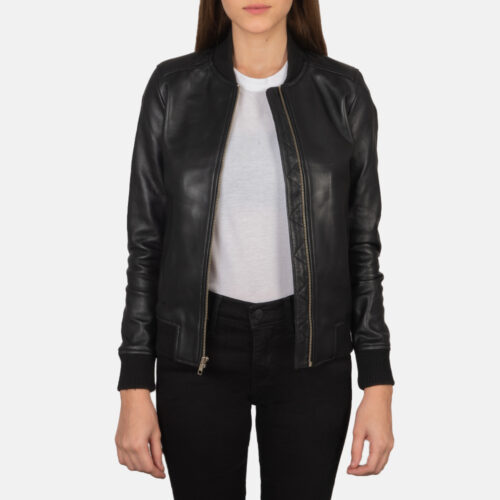 Black women's varsity jacket