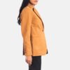 Brown Nubuck women blazer jacket