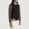 Maroon women bomber jacket