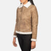 Brown Dignity women's shearling coats and jackets