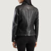 Black biker jacket women