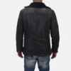 shearling fur coat mens Double Face Leather