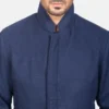 wool mens coats and jackets Thomas Blue top