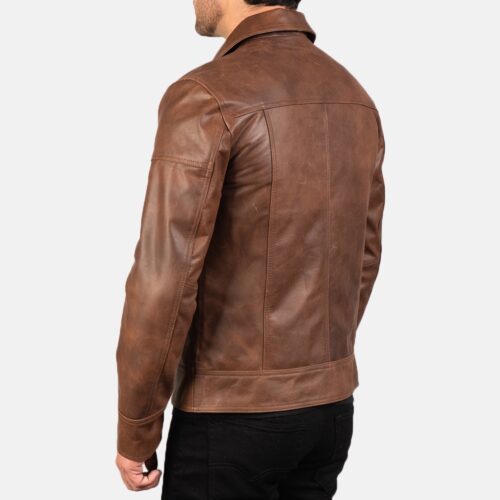 Mens Lavendard Brown Leather Bik 1 Dignity Leather