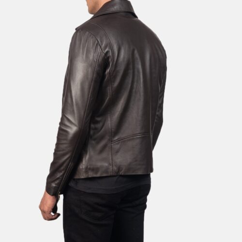 Mens Noah Brown Leather Biker Ja 1 Dignity Leather